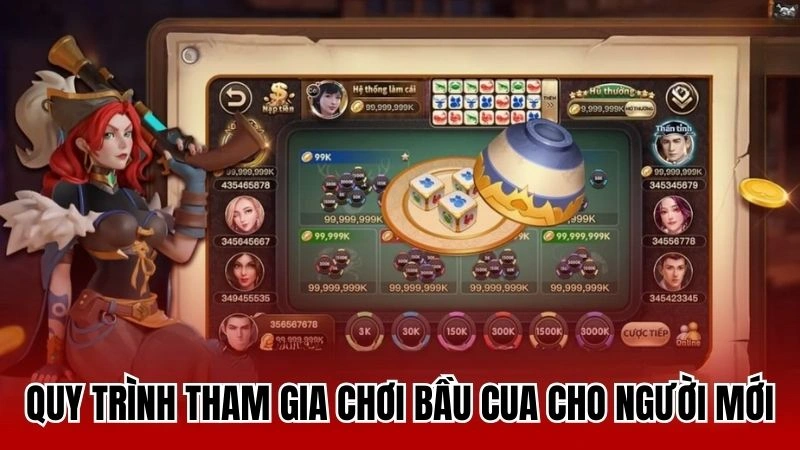 Quy trình tham gia chơi bầu cua cho người mới