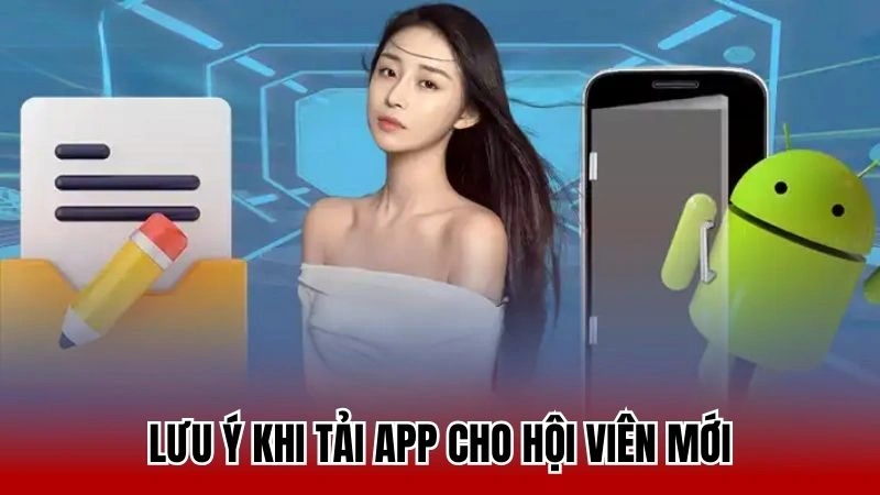 Lưu ý khi tải app cho hội viên mới